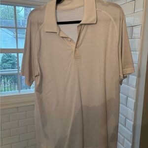 lululemon athletica Beige Polo Shirt